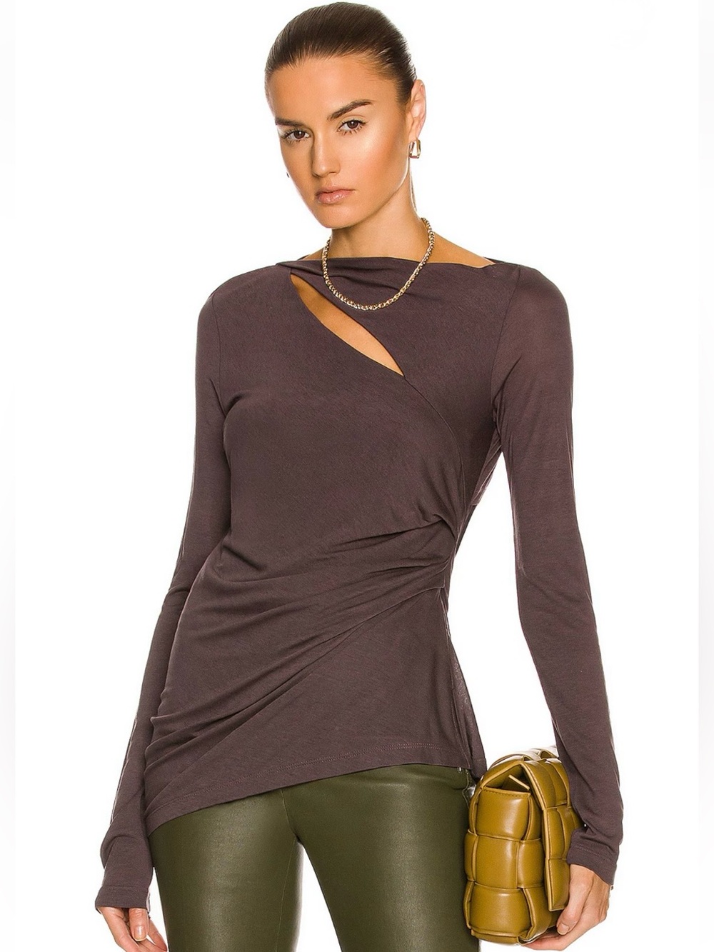 HELMUT LANG Scala Asymmetric Top